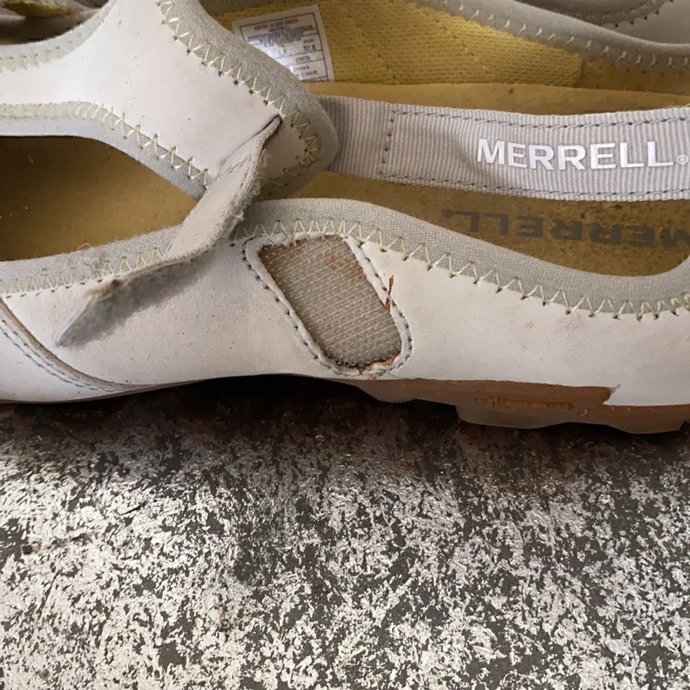 Merrell | Lt Gray Abyss Kangaroo Leather Shoes - Picture 6 of 7